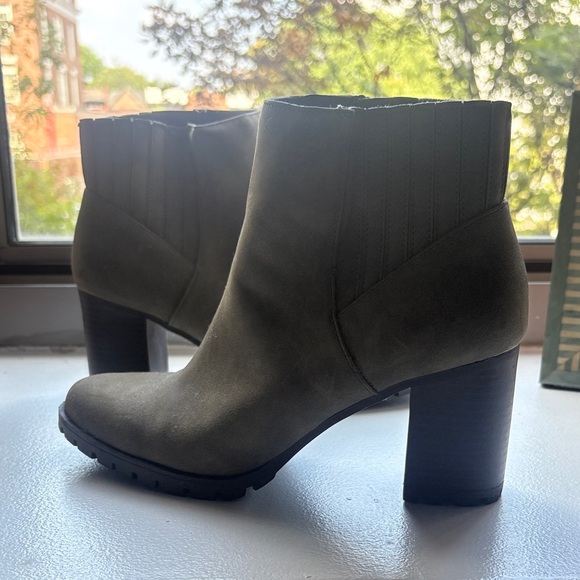 Kelly & Katie Shoes - Kelly and Katie Olive Ankle Boots